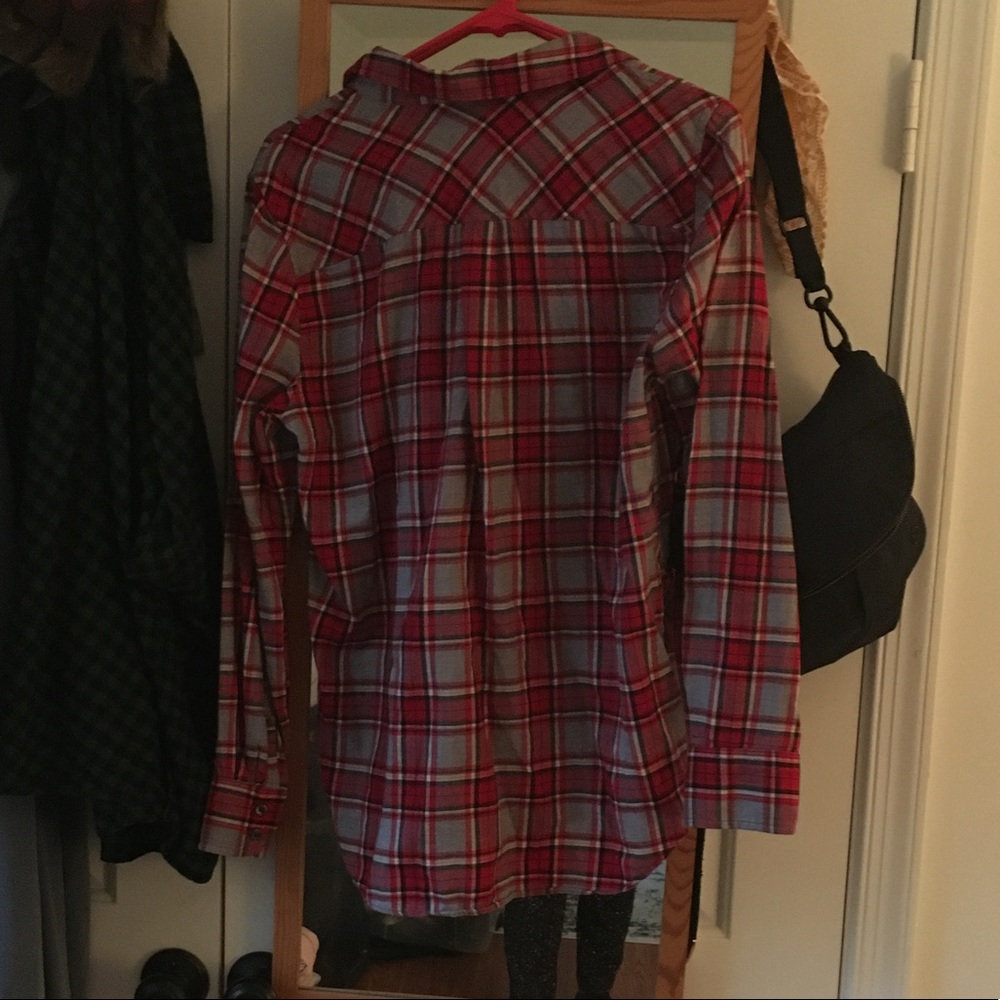 JCREW boyfit plaid button down